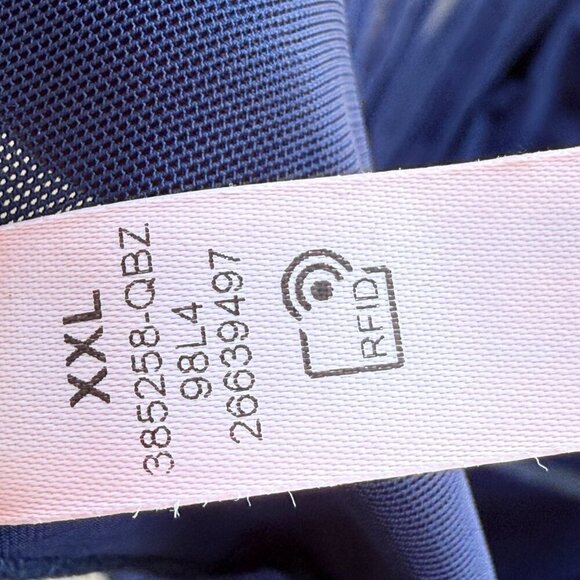 Victoria’s Secret Corset Top Bustier Lace Blue Strapless XL - Picture 8 of 12